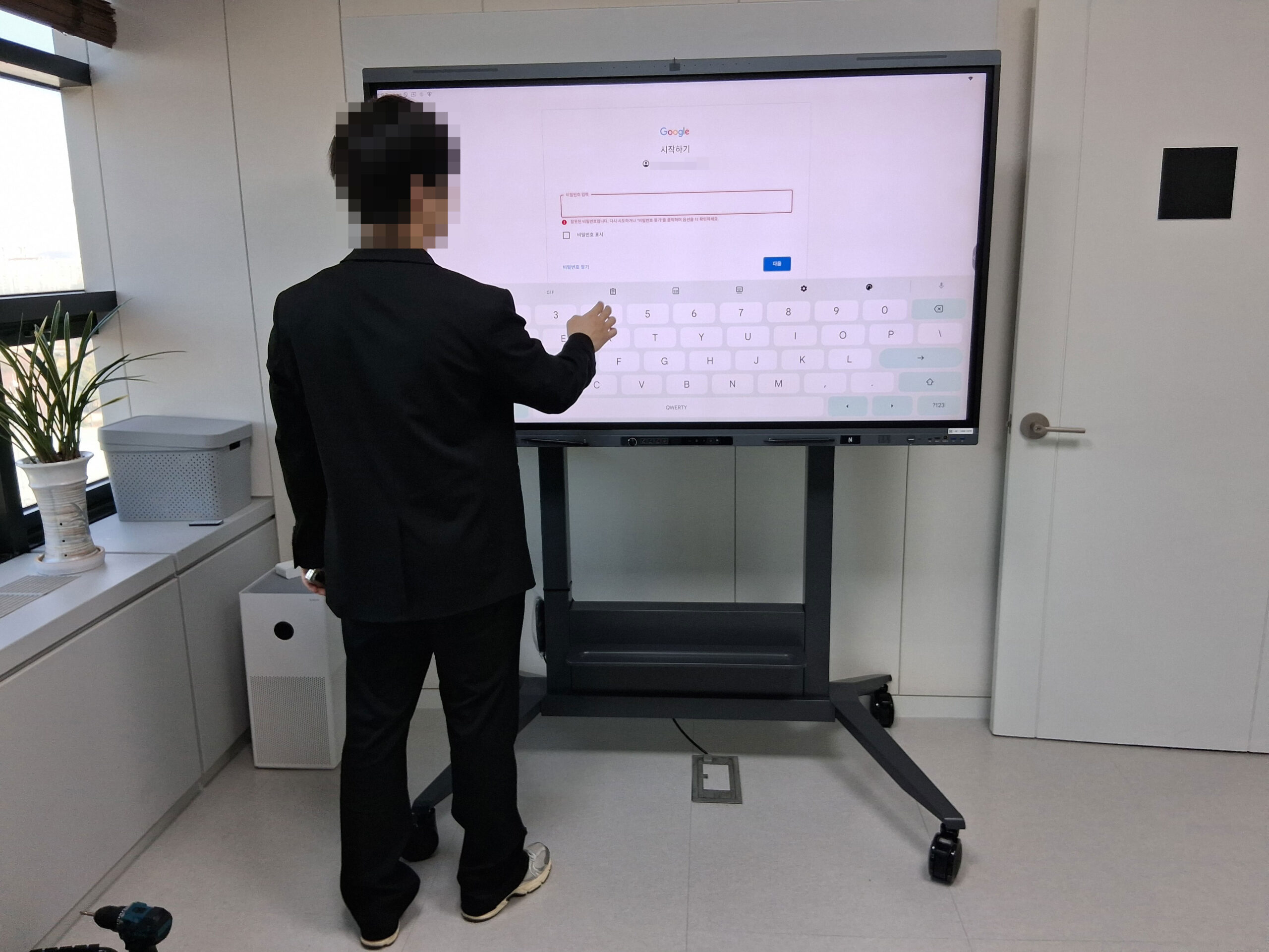 전자칠판렌탈-회사설치사례