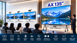 AX135_98인치_이상_대형디스플레이_비교